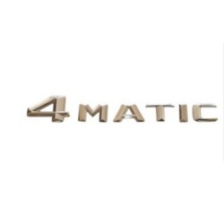 Mercedes S Serisi W220 4-Matic Tip Yazısı (Bagaj Logosu) İthal